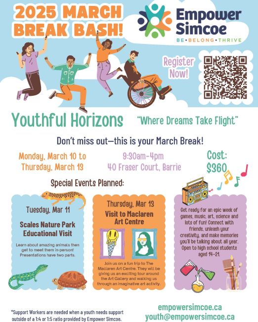 March Break Bash 2025 Poster