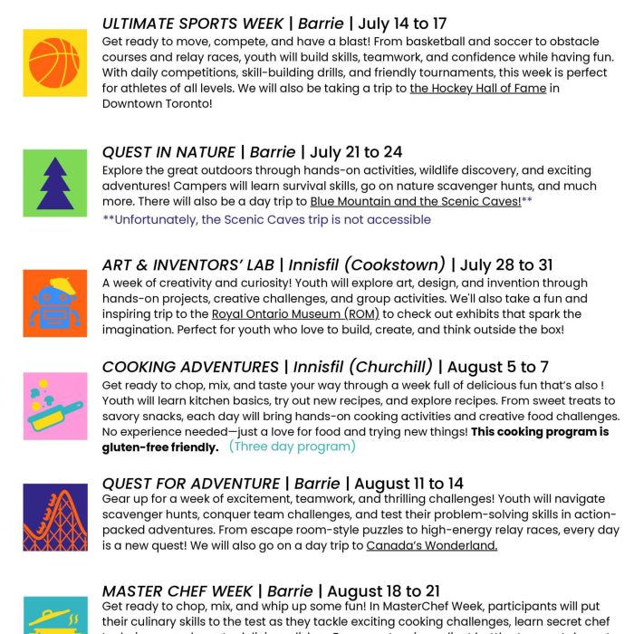 Summer Adventures Youth Camp